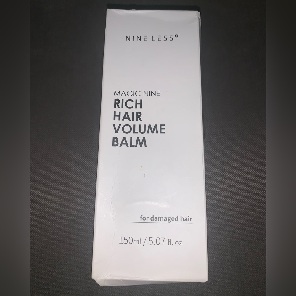 NINELESS Rich Hair Volume Balm for Damaged Hair 150ml Korean NIB
